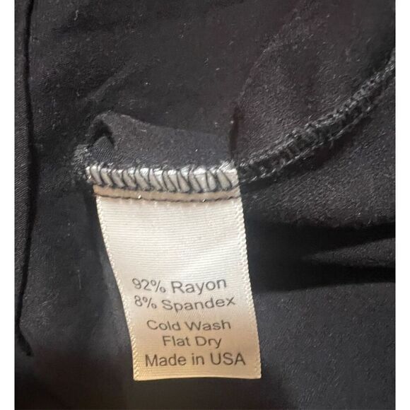 Testimony Los Angeles Soft Stretch Black Cardi W/ Back Pleats S - Picture 6 of 7